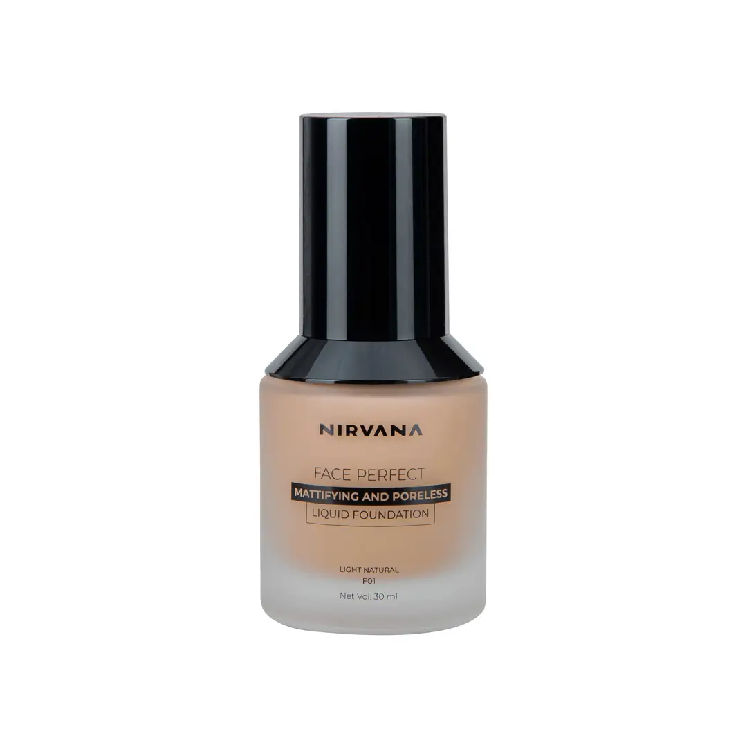 Nirvana Color Face Perfect Liquid Foundation- Light Natural F01 (30ml)