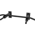 Wall Mounted Pull Up Chin Up Bar- Foam Grip (Black)