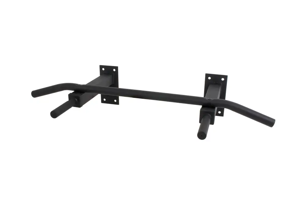 Wall Mounted Pull Up Chin Up Bar- Foam Grip (Black)