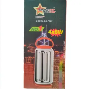 LED Rechargeable Light Long Life Battery 32W- Multicolor
