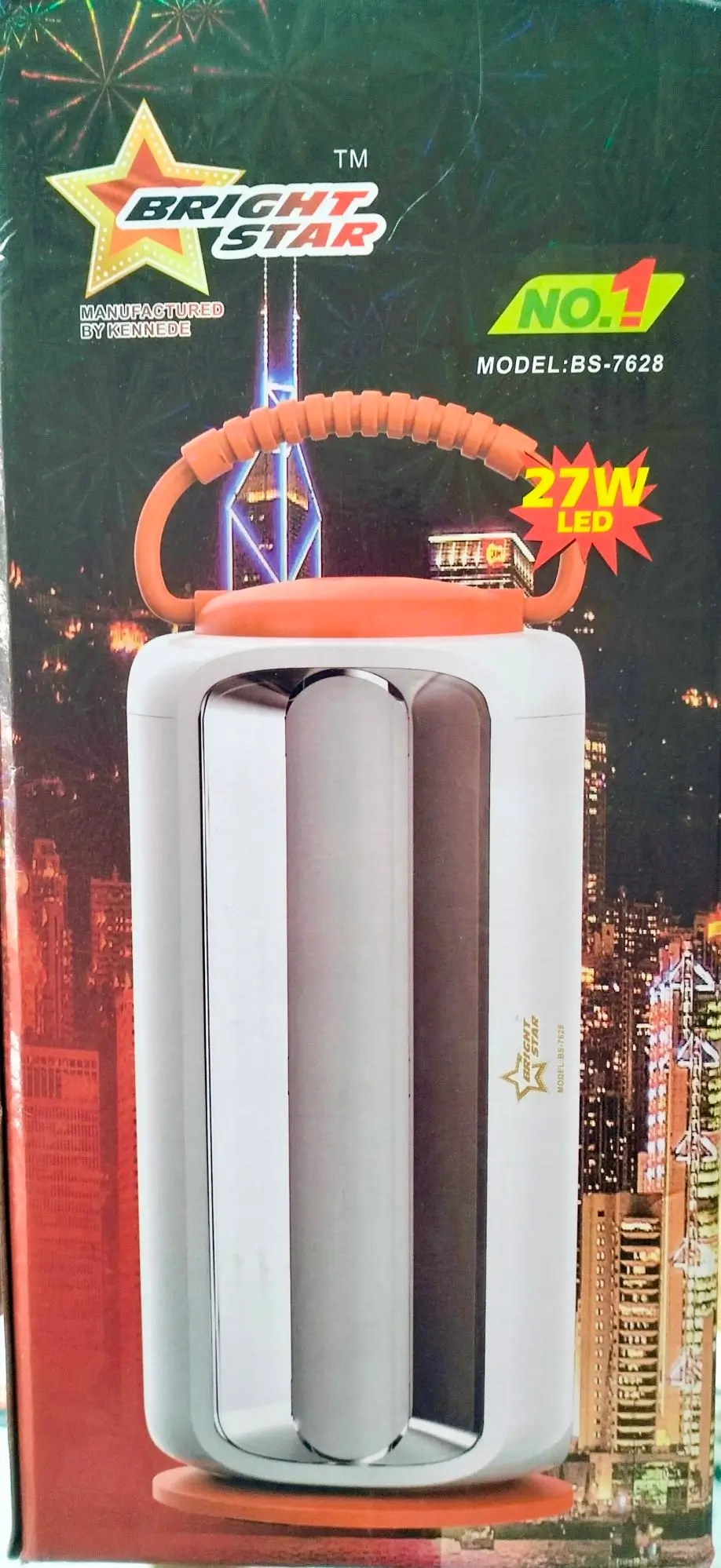 LED Rechargeable Light Long Life Battery 27W- Multicolor