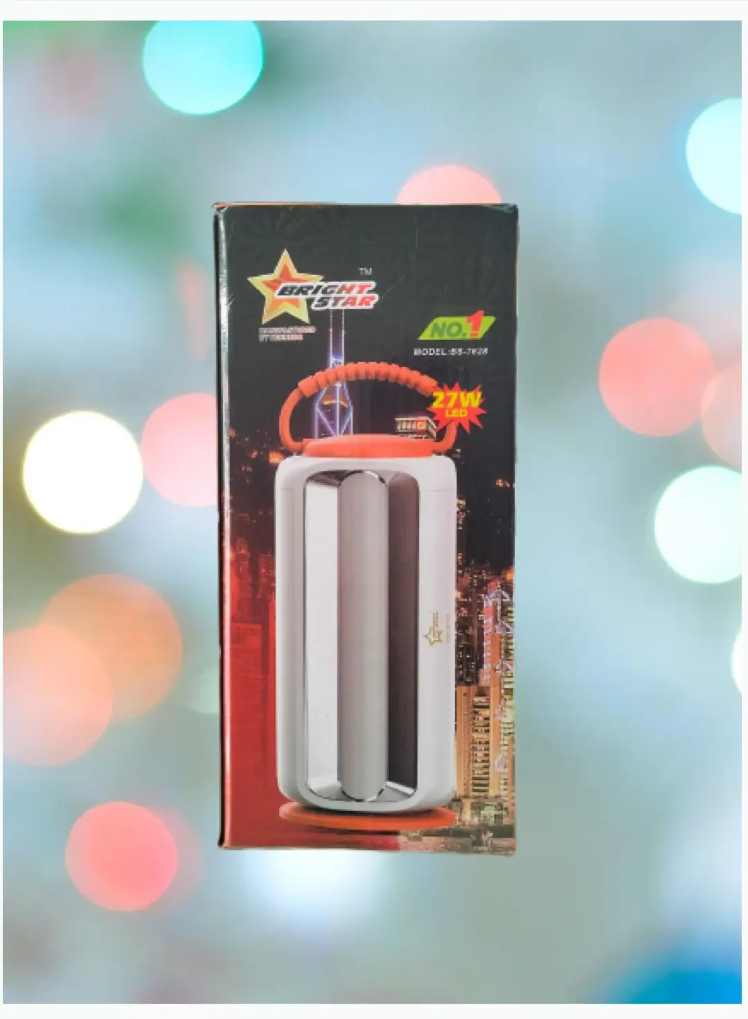 LED Rechargeable Light Long Life Battery 27W- Multicolor