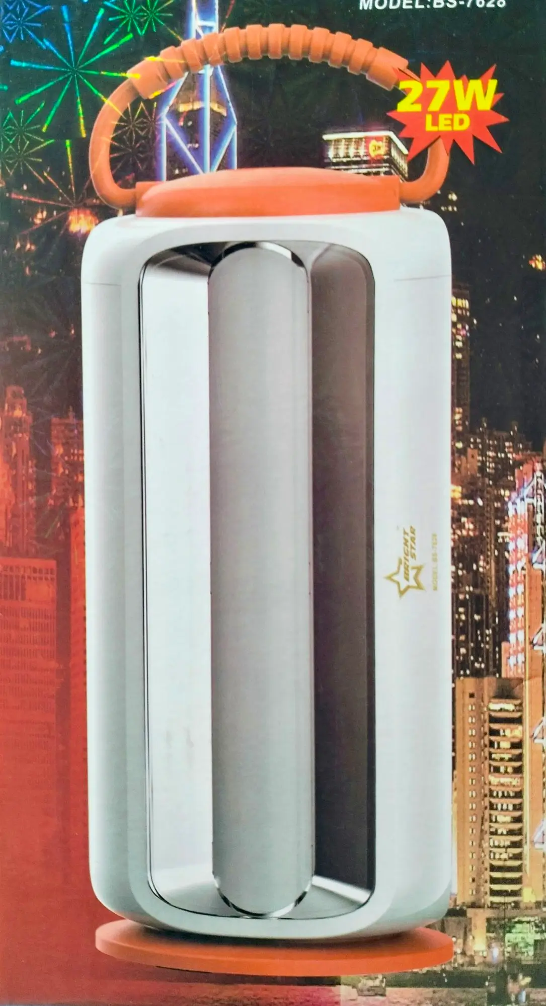 LED Rechargeable Light Long Life Battery 27W- Multicolor