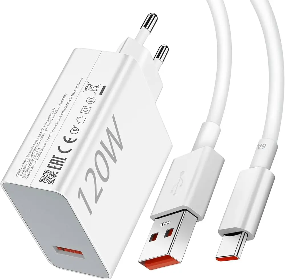 REGRSI Fast Charging Type C Cable 120W- White