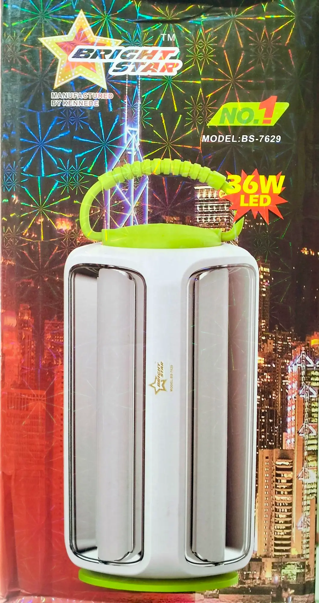 LED Rechargeable Light Long life battery 36W- Multicolor