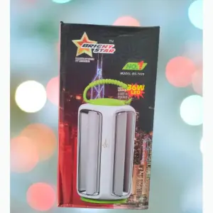 LED Rechargeable Light Long life battery 36W- Multicolor