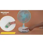 Portable Handle Rechargeable Fan With LED Light