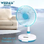 Portable Handle Rechargeable Fan With LED Light