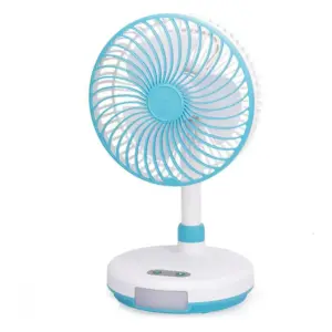 Portable Handle Rechargeable Fan With LED Light
