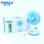Portable Handle Rechargeable Fan With LED Light