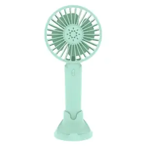 Portable Hand held small fan with mobile Holder