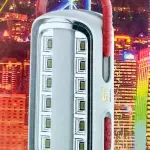 LED and Tube rechargeable light 12W- Multicolor