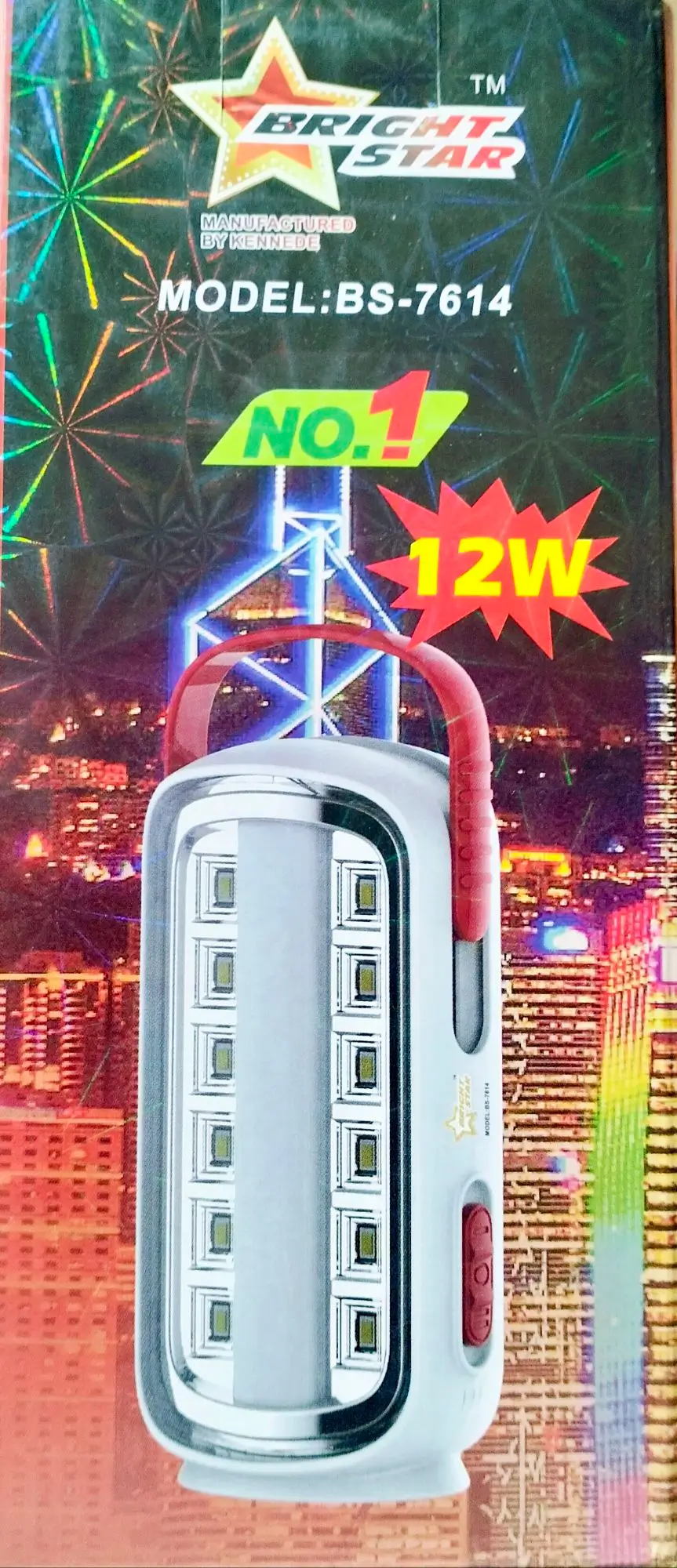 LED and Tube rechargeable light 12W- Multicolor
