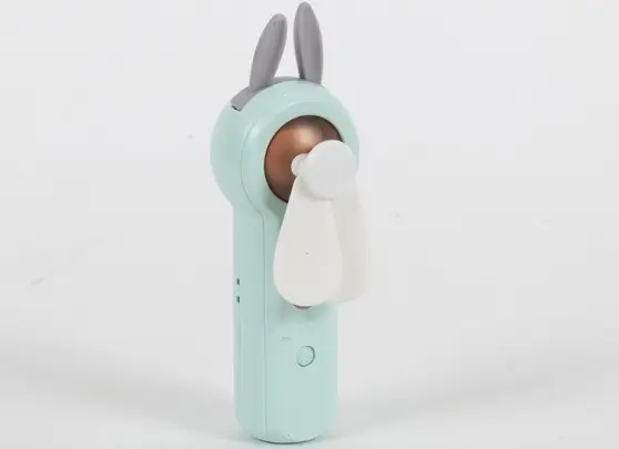 Portable Cartoon Hand Held Water Spray USB Cooling Fan- Multicolor