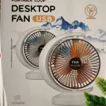 Portable Loop Desktop USB Port Fan- Multicolor