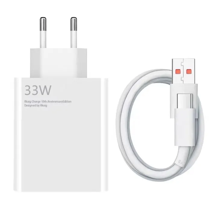 REGRSI Fast charger with Type C USB Cable 33W