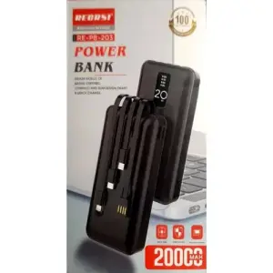 Recrsi Quick Charge 20000mah LED Power Bank