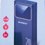 Power Bank Super High Power Large Capacity 20000mAh- Black