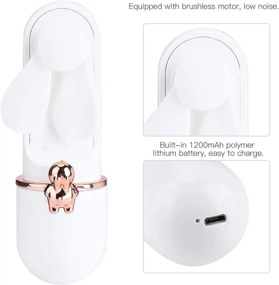 Pocket Mini USB Fan Portable Rechargeable- MultiColor