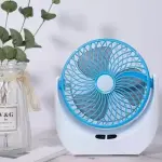 Portable USB Mini Fan With LED Light- MultiColor