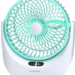 Portable USB Mini Fan With LED Light- MultiColor