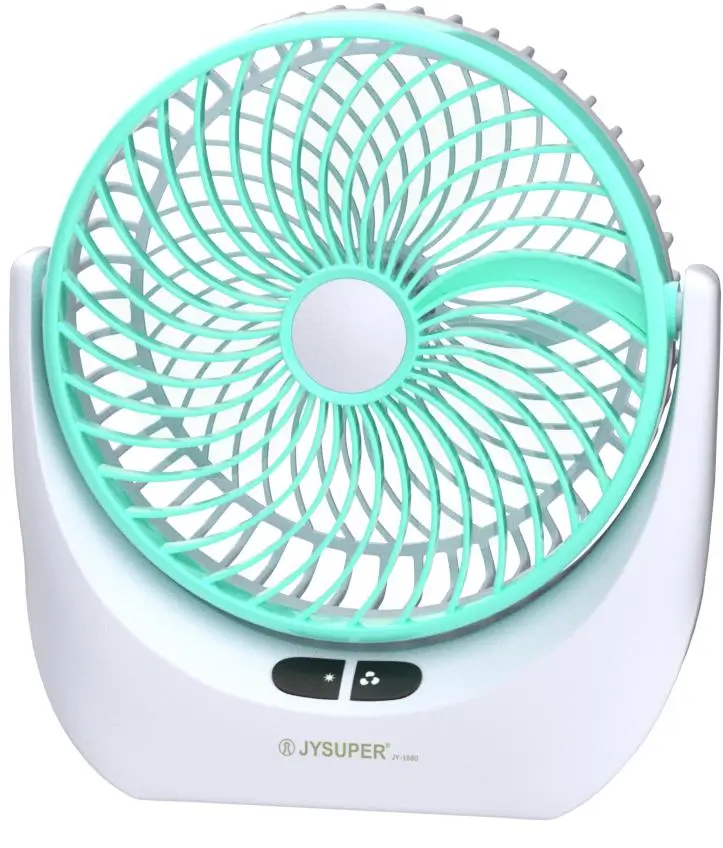 Portable USB Mini Fan With LED Light- MultiColor