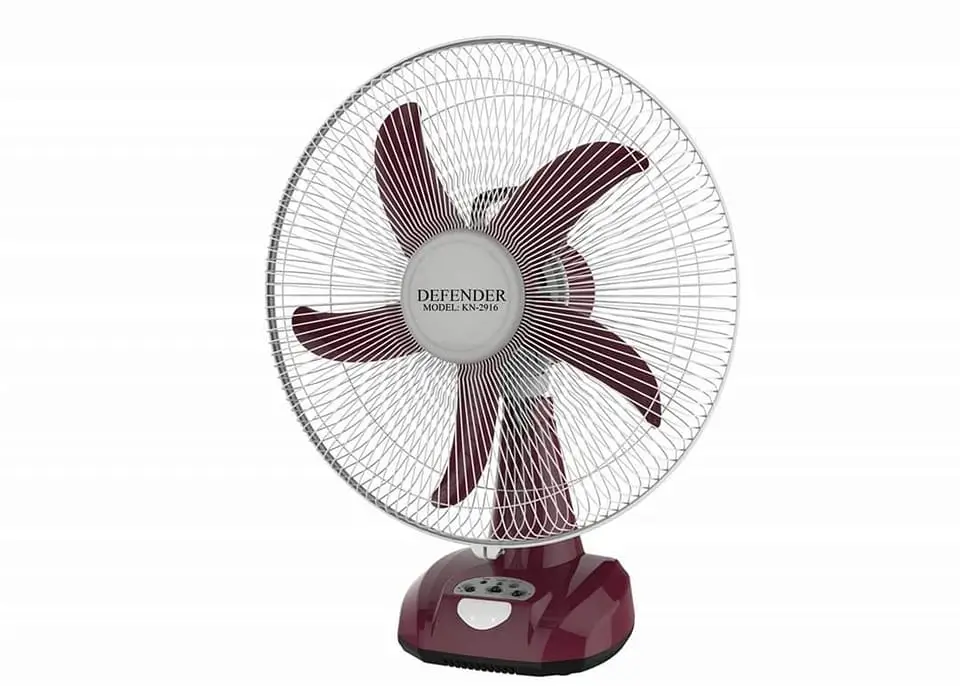 Defender Multi-Angle Rechargeable Fan 2916- MultiColor