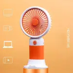 Mini Fan With Cell Phone Holder Handheld Portable- Multicolor