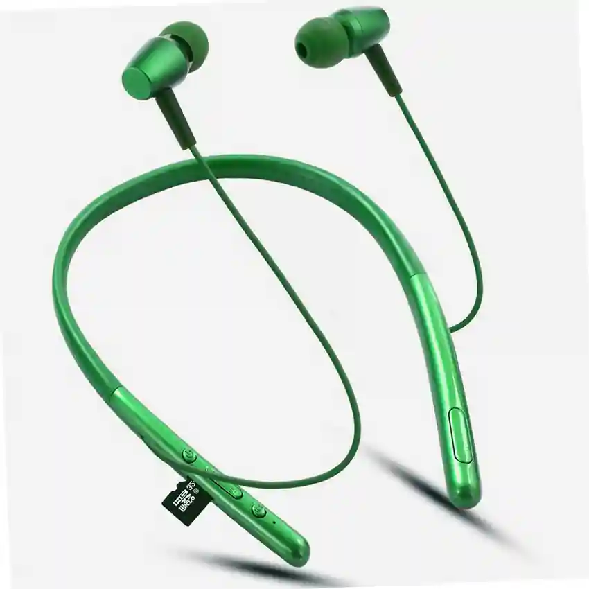 Sports Bluetooth Bass Neckband Headset- Multicolor