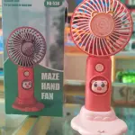 Summer heat Portable handheld mini fan with mobile holder- Multicolor