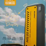Power Bank 22.5W Super Flash Charging Digital LCD Display 10000mAh- Black