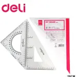 Metric Ruler Deli Transparent Plastic Set Square- 28cm (6430)