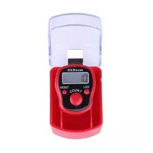 Digital LED Tasbih-Ring/Mini Finger Counter/Easy Counting Tool/Easy to Use and Maintain LCD Tally (Shx-5136)