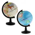 World Globe 10.6cm/ 14.16cm Spinning Interactive Learning Model For Kids- 1pc
