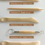 Polymer Clay Sculpting Tools Set/ Pottery Tool Kit- 5pcs