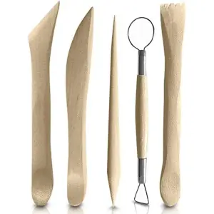 Polymer Clay Sculpting Tools Set/ Pottery Tool Kit- 5pcs