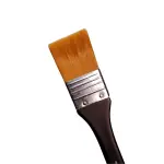 KeepSmiling Flat Long Brush smooth synthetic hair for professional artists- 1, 2, 3, 4, 5, 6, 7, 8 No smooth synthetic hair for professional artists