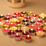 Chinese Classic Round Shape Decoration Floating Candle- 10pcs