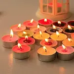 Chinese Classic Round Shape Decoration Floating Candle- 10pcs