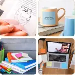 Transparent Sticky Note Pads 3x3 Waterproof Self-Adhesive (50 sheets per pad, Random 1model is Shipped)