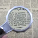 Hand-held Magnifiers with 6 LED Umbrella-type Magnifier Lens Illuminated Pocket Magnifier- 4X 75mm