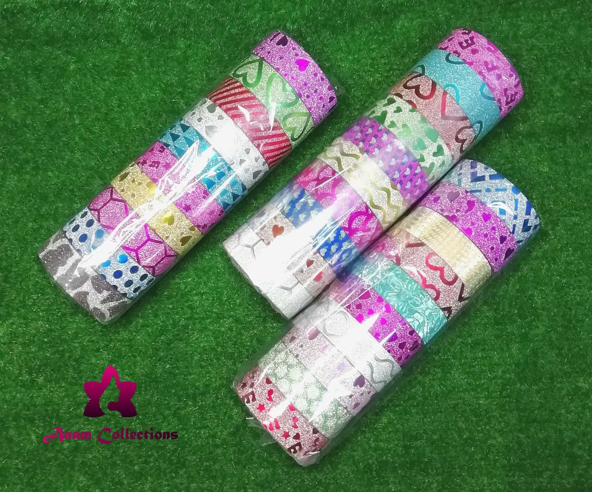 Colorful washi tape- 10piece (Multicolor)