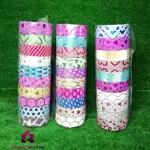 Colorful washi tape- 10piece (Multicolor)