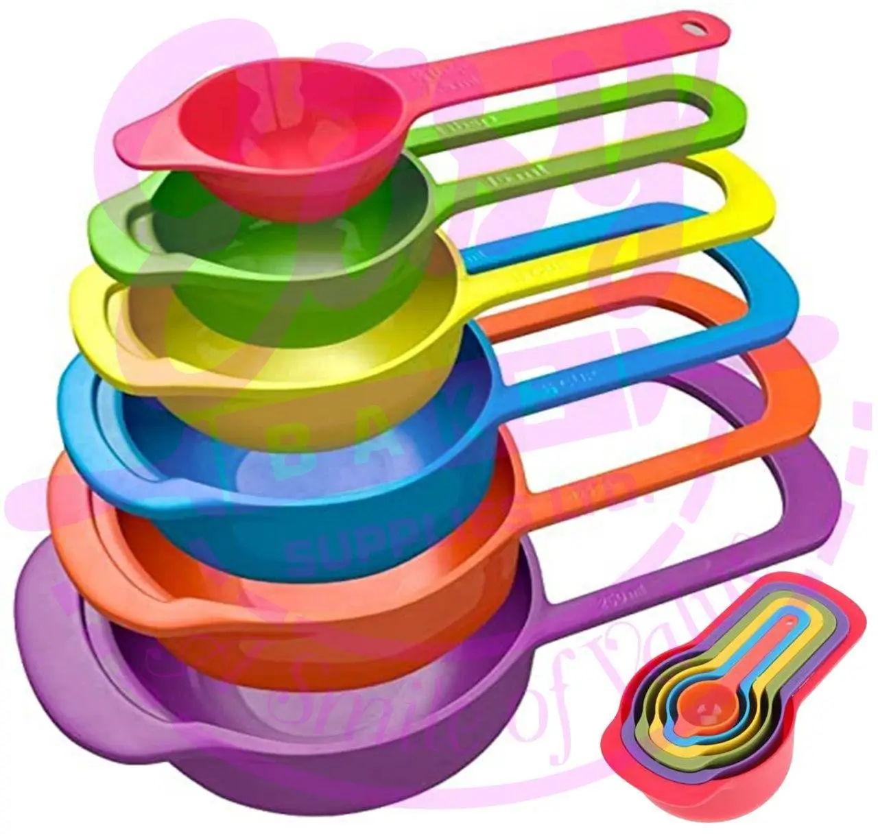 Measurement Cup Set- MultiColor(6pc)