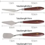 Painting Palette KnifeBrush Set Stainless Steel- 5pieces