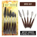 Painting Palette KnifeBrush Set Stainless Steel- 5pieces