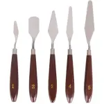 Painting Palette KnifeBrush Set Stainless Steel- 5pieces
