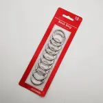 Book Binder Ring (3/4 inch(2.0cm) 12ps in 1 packet, 1.25 inch(3.17cm) 8ps in 1 packet, 2 inch(5.08cm) 6ps in 1 packet