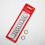 Book Binder Ring (3/4 inch(2.0cm) 12ps in 1 packet, 1.25 inch(3.17cm) 8ps in 1 packet, 2 inch(5.08cm) 6ps in 1 packet