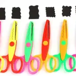Zig Zag paper Scissor Art and Craft (set of 6)